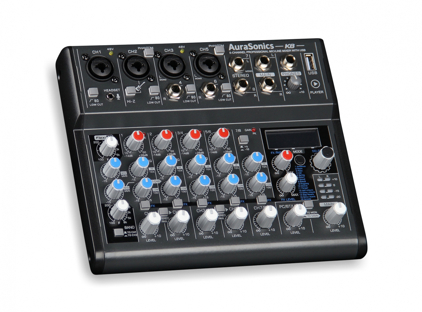 AuraSonics K8 компактный микшерный пульт в Симферополе