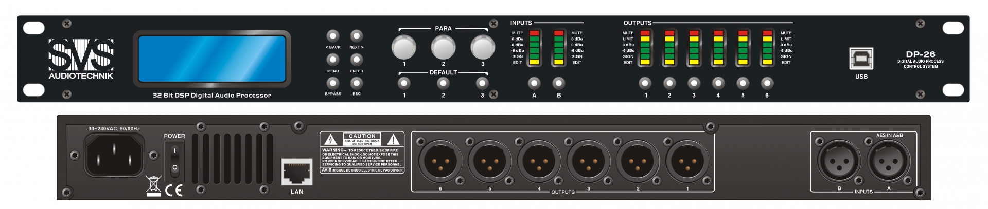 SVS Audiotechnik DP-26 Цифровой процессор: 2 входа 6 выходов в Симферополе