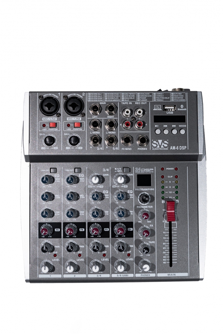SVS Audiotechnik mixers AM-6 DSP Микшерный пульт аналоговый, 6-канальный SVS Audiotechnik mixers в Симферополе